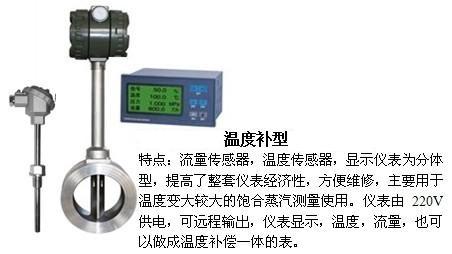 管道壓縮空氣流量計溫度補償型產品特點圖