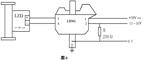 數顯金屬管浮子流量計本安防爆型接線圖